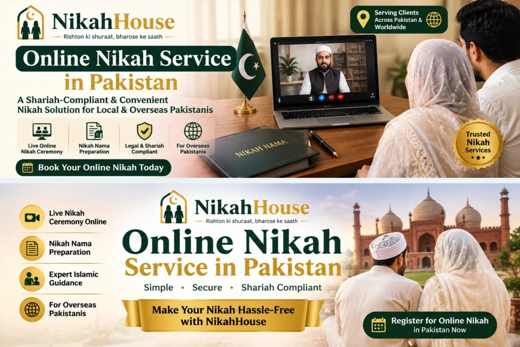 Online Nikah service in Pakistan for couples and overseas Pakistanis
